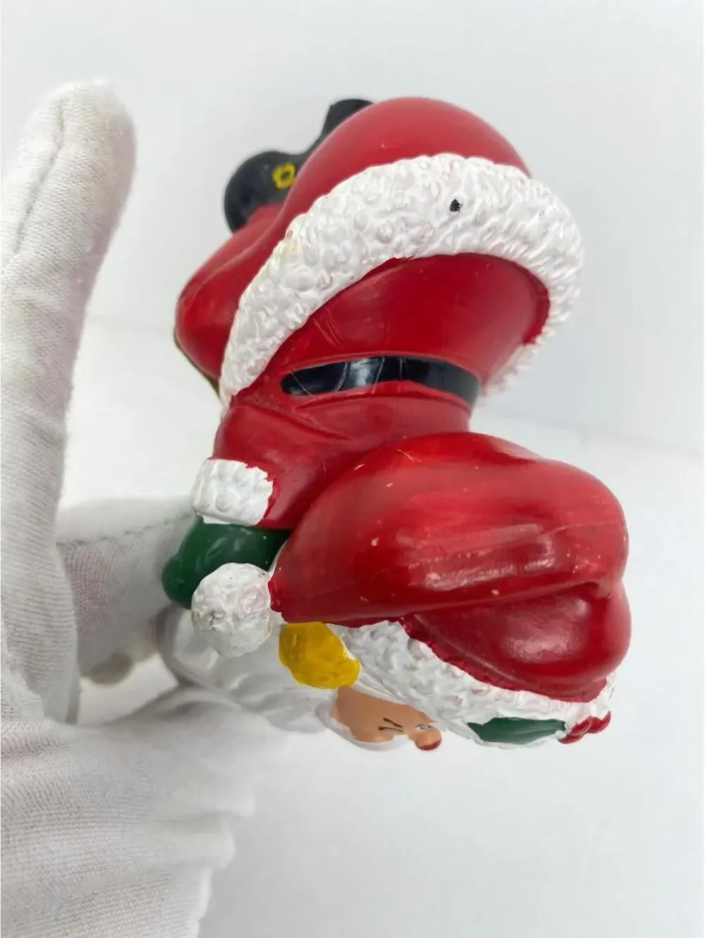 Vintage Kurt S Adler Santa Claus Stocking Hanger/Holder/ Italy